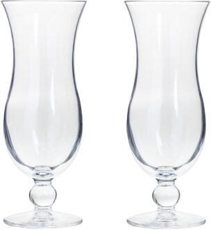 Cocktail glazen - 8x stuks - 440 ml - transparant - 8 x 21 cm