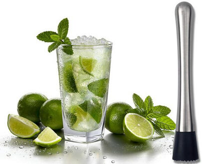 Cocktail Muddler Rvs Bar Mixer Bar Mojito Cocktail Diy Drinken Fruit Muddler Verpletterd Ijs Bar Bar Tool