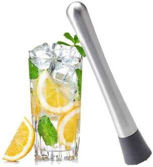 Cocktail Muddler Rvs Diy Drinken Mojito Fruit Mixer Muddler Verpletterd Ijs Bar Bar Tool Cocktail Accessoires