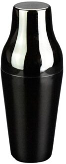 Cocktail Shaker Rvs Twee-Sectie Bar Wijn Drinken Blender Bar Party Barman Gereedschap Bar Benodigdheden zwart