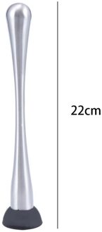 Cocktail Wijn Roerstokje Roestvrij Staal Fruit Muddlers Stampers Sticks Gemalen Ijs Hamer Bar Gereedschap