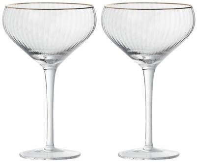 Cocktailglazen Camille - 280 Ml - 2 Stuks - Glas - Transparant - B18 Cm