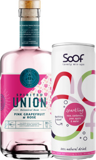 Cocktailpakket Soof & Spirited Union 6X25CL 1X70CL