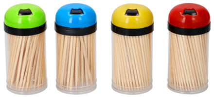 Cocktailprikkers 4x 150 Stuks 65x2,2 Mm Hou Naturel