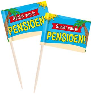 Cocktailprikkers pensioen 50 stuks Overig - Nvt