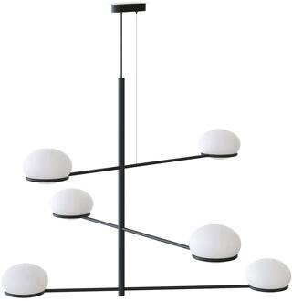 Coco Chandelier hanglamp, zwart/wit zwart, wit