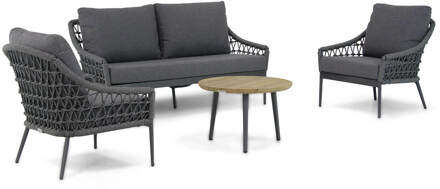 Coco Dalice/Montana 70 cm stoel-bank loungeset 4-delig Grijs-antraciet