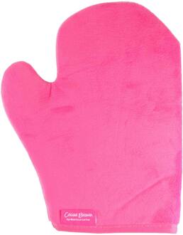 Cocoa Brown Velvet Tanning Mitt