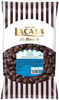 Coconut lacase with black Chocolate · 1Kg.