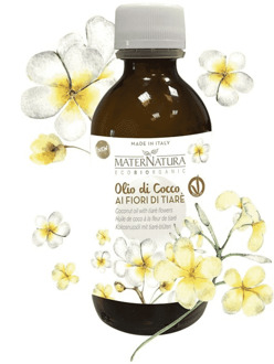 Coconut oil with tiare flowers - 150 ml