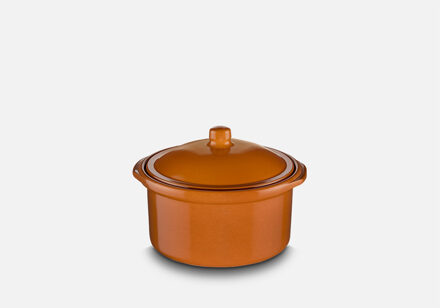 Cocotte Keramiek Regás Koken bruin 17CM