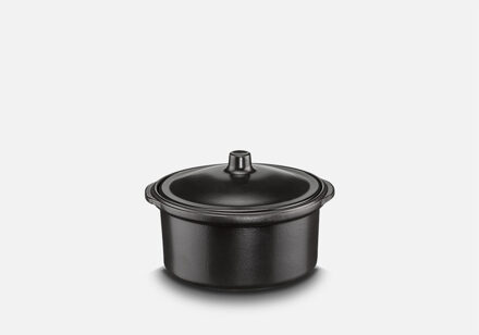 Cocotte Keramiek Regás Koken zwart 17CM