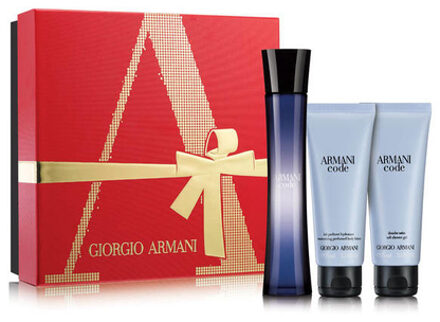Code Femme Giftset - 50 ml eau de parfum spray + 75 ml showergel + 75 ml bodylotion