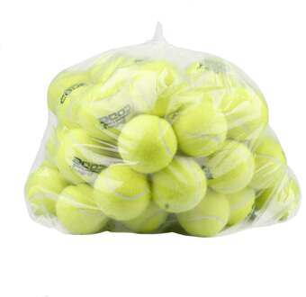 Code Green Zak 60 Stuks Drukloos geel - one size