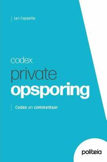 Codex private opsporing -  Jan Cappelle (ISBN: 9782509044648)