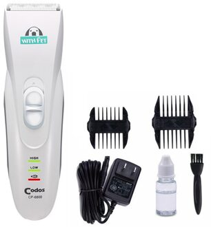 Codos Elektrische Pet Hair Trimmer Professionele Hond Clipper Grooming Tool Oplaadbare Kat Scheerapparaat Keramische Cutter Hond Kapsel CP6800 standaard