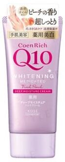 CoenRich Q10 Whitening Deep Moisture Hand Cream Fresh Peach 80g