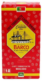 Coffee 100% roasted ground, 250g boat