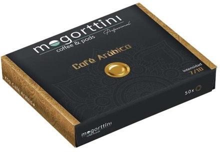 Coffee arabica Mogorttini, compatible with professional Nespresso 50 capsules.