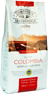 Coffee beans Compagnia dell'arabica Colombia Medellin supremo 500g.