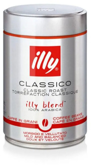 Coffee beans roasted Classico Illy lata 250 g