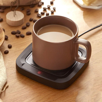 Coffee Cup Mug PTC Heating Pad Warmer for Office Home Desktop Using Electric Beverage Warmer Plate for Cocoa Tea Water Milk