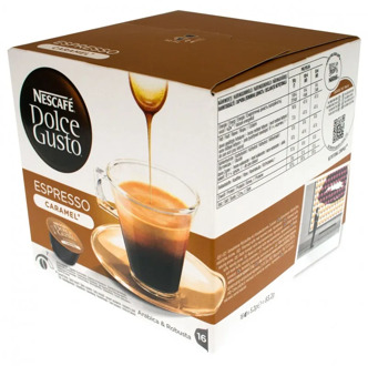 Coffee Espresso Caramel, Nescafé Dolce Gusto, 16 PCs