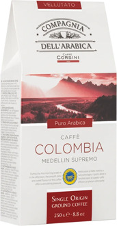 Coffee ground Compagnia dell'arabica Colombia Medellin supremo 250g