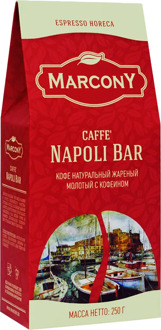 Coffee ground marcony Napoli bar 250g.