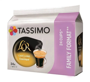 Coffee Long class 24 services Tassimo