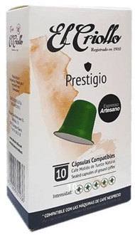 Coffee prestige the Creole, 10 compatible nespresso capsules