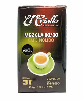 Coffee the Creole mix 80/20 , 250g ground coffee