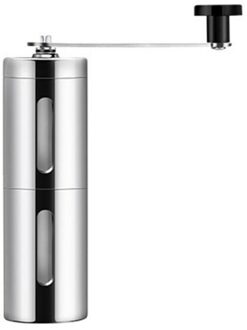 Coffeeware Koffiemolen Mini Roestvrij Staal Handmatige Handgemaakte Koffieboon Braam Slijpmachines Molen Keuken Grinder Keuken Gereedschap sliver