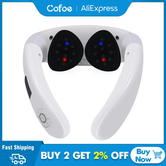 Cofoe Electric Cervical Massager Infrared Heating USB protable 24h Neck Massager Health Care Relaxation Machine