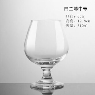 Cognacglas Europese Glas Wijn Cup Korte Been Grote Buik Glas Wijn Beker 310ml