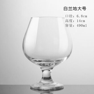 Cognacglas Europese Glas Wijn Cup Korte Been Grote Buik Glas Wijn Beker 490ml
