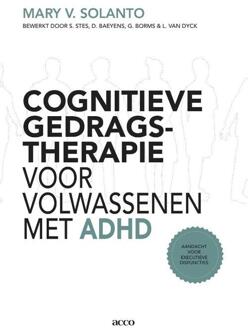 Cognitieve gedragstherapie voor volwassenen met ADHD - Boek Mary V. Solanto (9033488264)