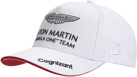 Cognizant F1 Officiële Team Mannelijke Witte Pet Rood - One Size