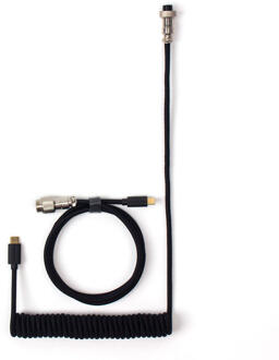 Coiled Aviator kabel zwart