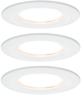 Coin Slim LED Inbouwspots - 3 stuks - Dimbaar - Wit