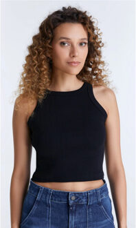 Coj top zoe black - maat XS Zwart