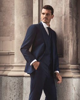 Colbert 60-048n1 / 3972 Blauw - 25 (kwartmaat)