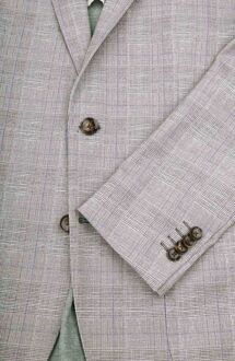 Colbert Face Print Lichtbruin - 46,48