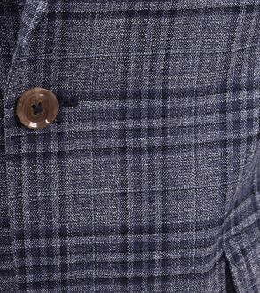 Colbert Heleen Ruit Navy Blauw - 48