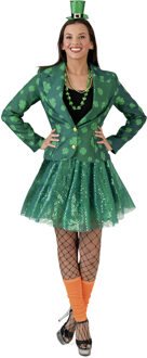 Colbert Klavertje Vier St Patricksday Dames Groen