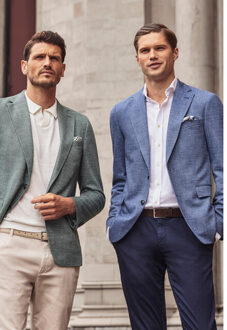 Colbert mix & match sakko/jacket cg franjo-j sv 20.080j1 / 325192/62 Blauw - 30 (kwartmaat)