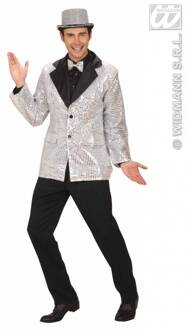 Colbert pailletten zilver Zilver - Grijs