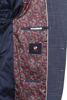 Colbert Royal Blauw Ruiten - 48,50