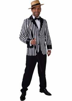 Colbert streep zwart/wit elite