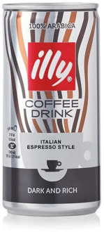 Cold coffee in can Illy 200 ml Caffè 100% Arabica Ready to Drink